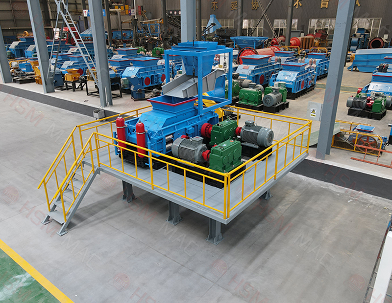 AZS 锆刚玉对辊破碎机 